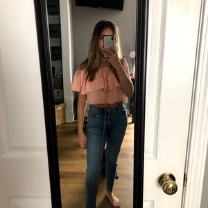 Forever 21 pink crop top